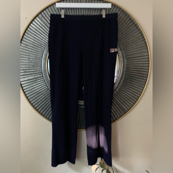 Rare Fila 70's FILA BJ BORG NAVY BLUE SETTANTA Tracksuit Pants 38